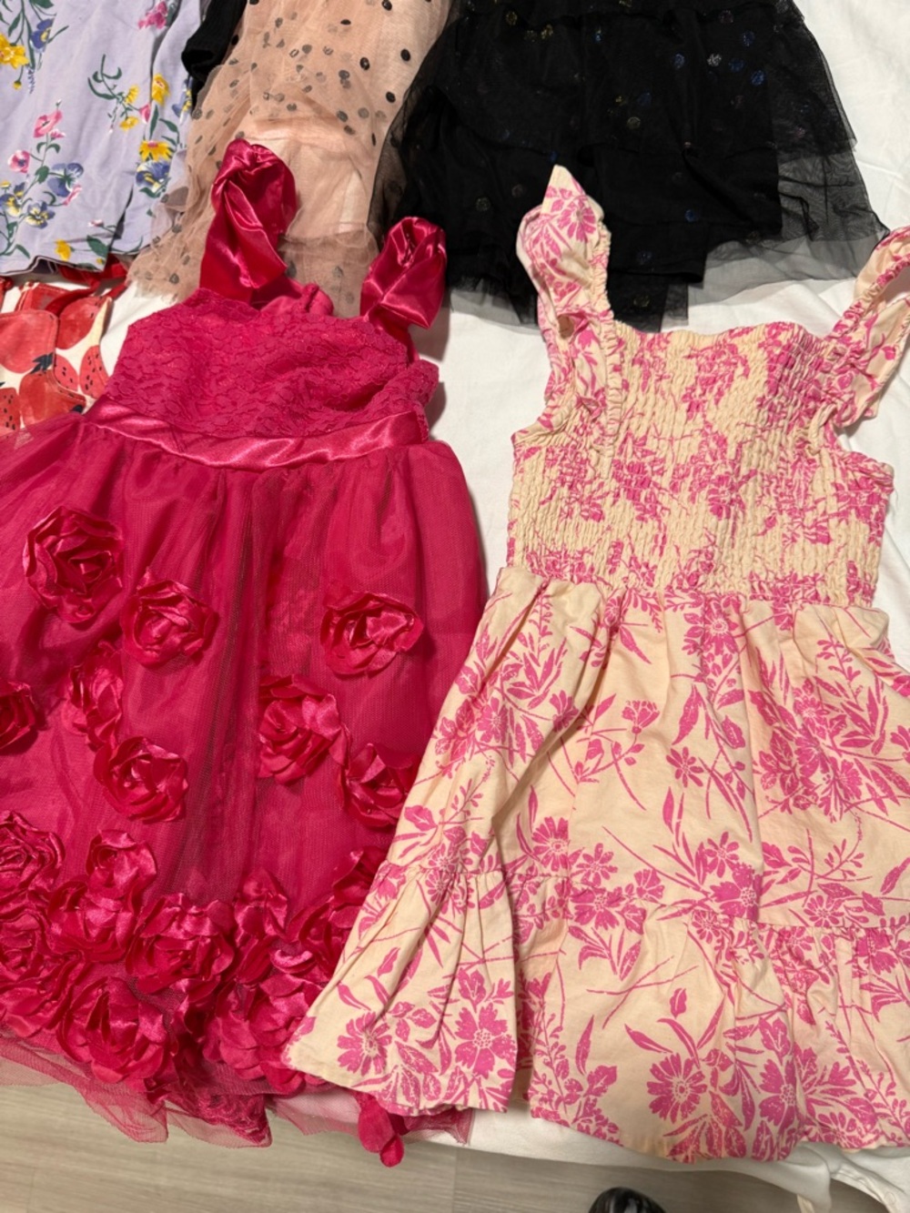 Mixed Girls' 4T Dress LOT Bundle - Bright Multicolor - Picture 4 of 12